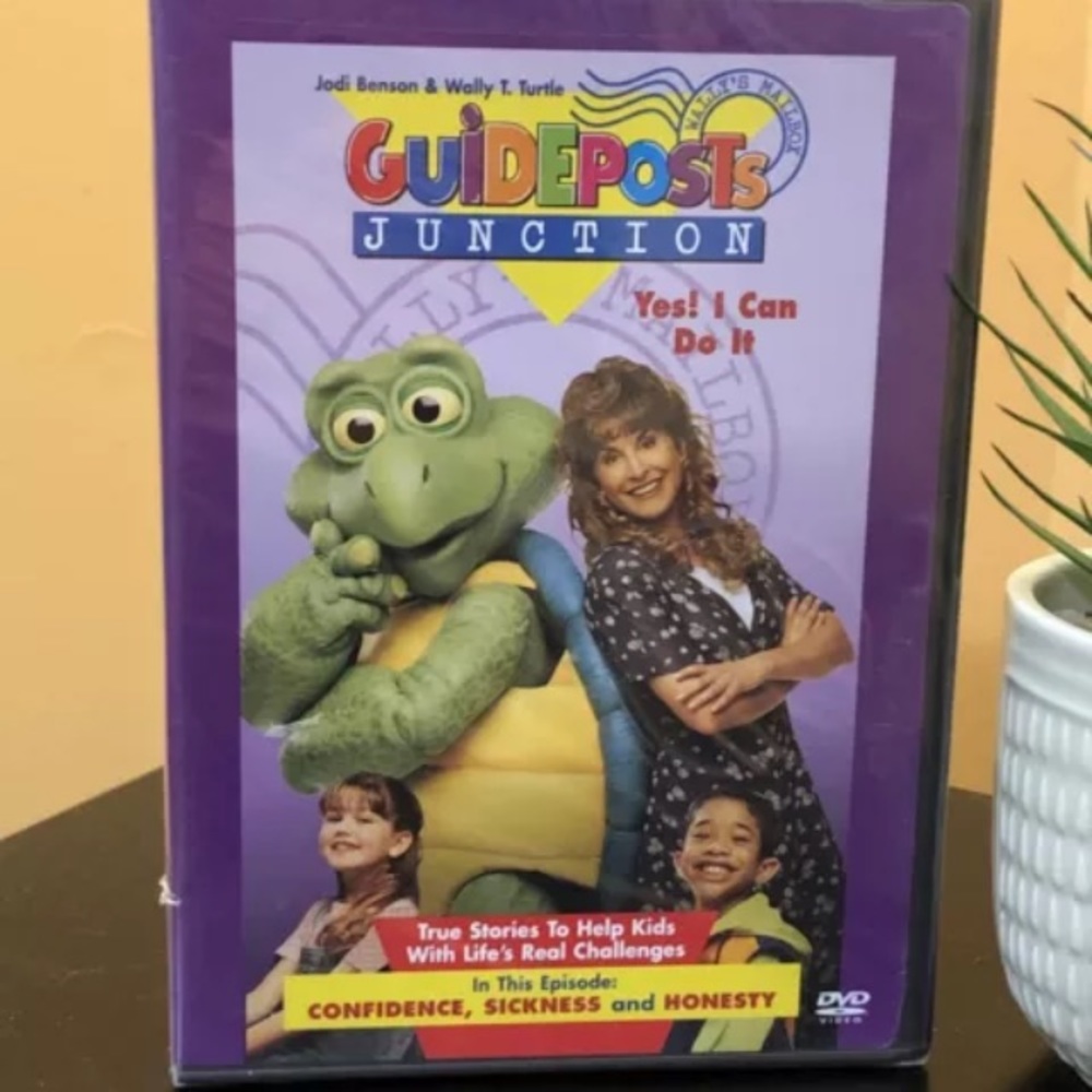 Guideposts Junction Yes I Can Do It DVD 1996 Wally T Turtle Confidence Children